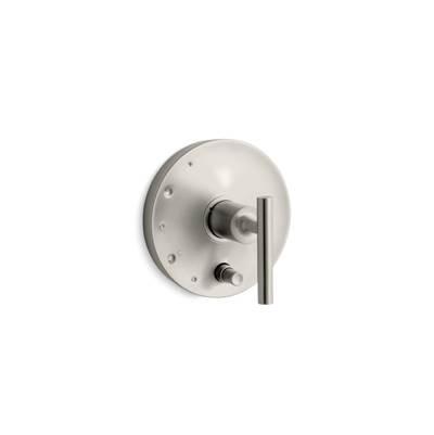 Kohler Purist Rite-Temp valve trim with push-button diverter and lever handle - Vibrant Brushed Nickel by Kohler