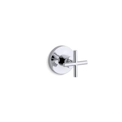 Kohler Purist MasterShower transfer valve trim with cross handle - Polished Chrome by Kohler