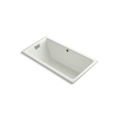 Kohler Tea-for-Two 66'' x 36'' drop-in Heated BubbleMassageE air bath - White by Kohler