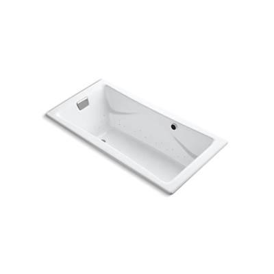 Kohler Tea-for-Two 71-3/4'' x 36'' drop-in Heated BubbleMassageE air bath - White by Kohler