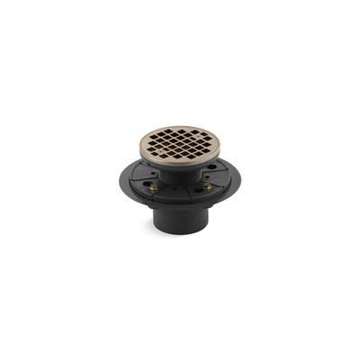 Kohler Clearflo Round design tile-in shower drain - Vibrant Brushed Bronze by Kohler