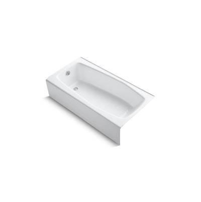 Kohler Villager 60'' x 30-1/4'' alcove bath, left drain - White by Kohler