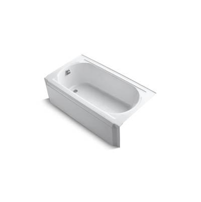 Kohler Memoirs 60'' x 33-3/4'' alcove bath, left drain - White by Kohler