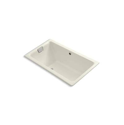 Kohler Tea-for-Two 66'' x 36'' drop-in Heated BubbleMassageE air bath - Biscuit by Kohler