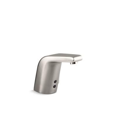 Kohler Sculpted Touchless single-hole lavatory faucet with InsightE sensor technology and temperature mixer, HES-powered, 0.5 gpm - Vibrant Stainless by Kohler