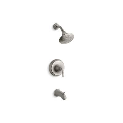 Kohler Fort1/2 Rite-Temp bath and shower trim kit, 2.5 gpm, NPT spout - Vibrant Brushed Nickel by Kohler