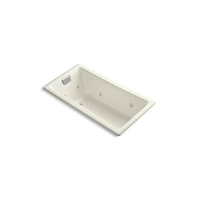 Kohler Tea-for-Two 60'' x 32'' drop-in/undermount whirlpool bath - Biscuit by Kohler