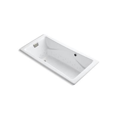 Kohler Tea-for-Two 71-3/4'' x 36'' drop-in Heated BubbleMassageE air bath - White by Kohler