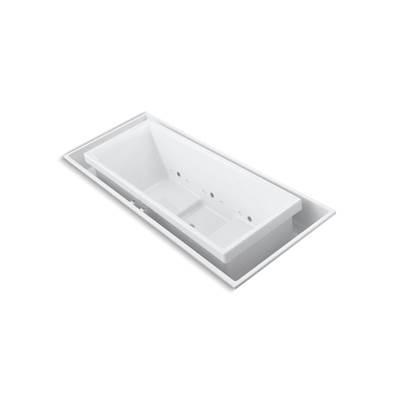 Kohler sok 104'' x 41'' drop-in Effervescence bath with chromatherapy and center drain - White by Kohler