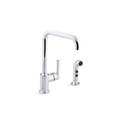Kohler | Purist | Deck Mounted Kitchen Faucet - Polished Chrome by Kohler