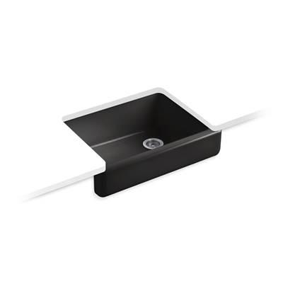 Kohler | Whitehaven | Self Trimming Kitchen Sink - Black
