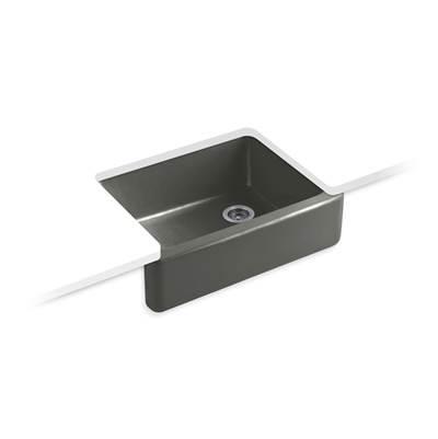 Kohler | Whitehaven | Self Trimming Kitchen Sink - Thunder Grey