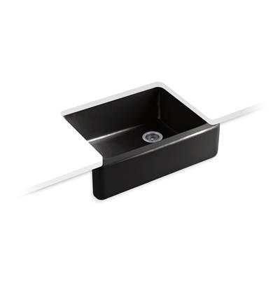 Kohler | Whitehaven | Self Trimming Kitchen Sink - Black