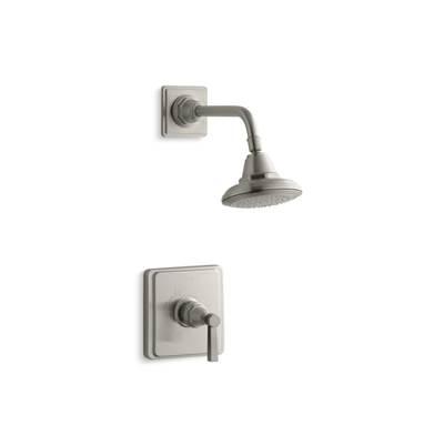 Kohler Pinstripe Pure Rite-Temp shower trim kit with lever handle, 2.5 gpm - Vibrant Brushed Nickel by Kohler