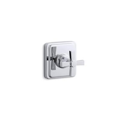 Kohler Pinstripe Pure MasterShower transfer valve trim cross handle - Polished Chrome by Kohler