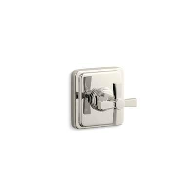 Kohler Pinstripe Pure MasterShower transfer valve trim cross handle - Vibrant Polished Nickel by Kohler
