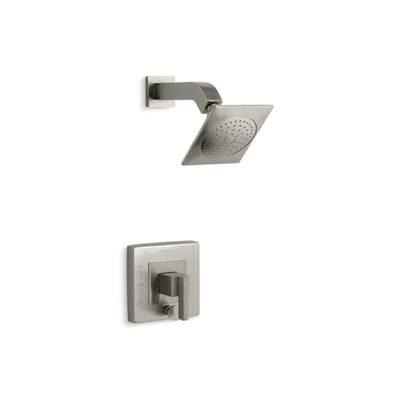 Kohler Loure Rite-Temp shower trim kit with push-button diverter, 2.5 gpm - Vibrant Brushed Nickel by Kohler