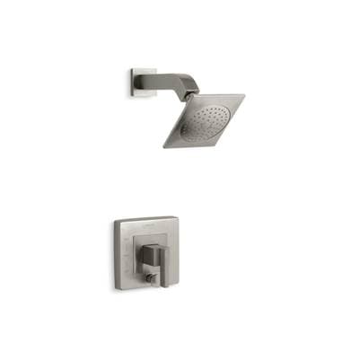 Kohler Loure Rite-Temp shower trim kit with push-button diverter, 2.5 gpm - Vibrant Brushed Nickel