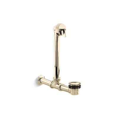 Iron Works Exposed bath drain for above-the-floor installation - Vibrant French Gold