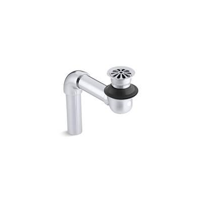 Bathroom sink offset drain with open strainer - Polished Chrome by Kohler