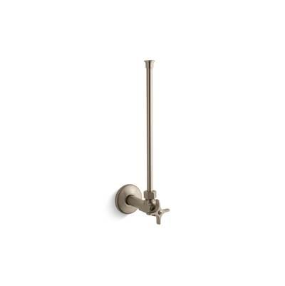 1/2'' NPT angle supply with stop with cross handle and annealed vertical tube by Kohler