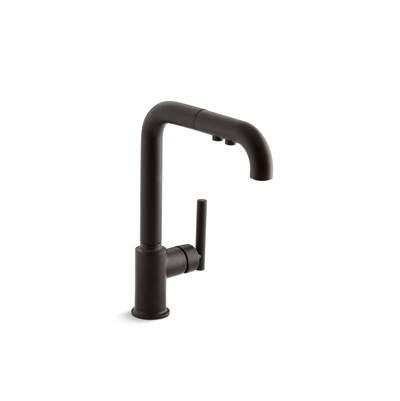Kohler | Purist | Single Hole Kitchen Faucet - Matte Black by Kohler