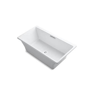 Rêve 66-15/16'' x 36'' freestanding bath with Brilliant Blanc base by Kohler