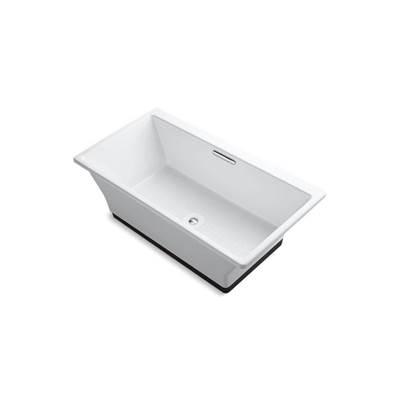 Rêve 66-15/16'' x 36'' freestanding bath with Brilliant Ash base