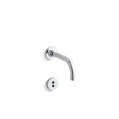 Kohler Purist Wall-mount touchless faucet trim with InsightE technology and 6'' 90-degree spout, requires valve - Polished Chrome by Kohler