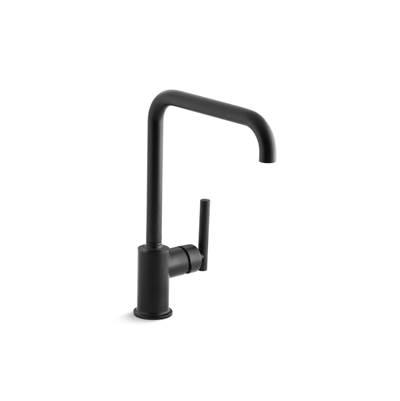 Kohler | Purist | Single Hole Kitchen Faucet - Matte Black by Kohler