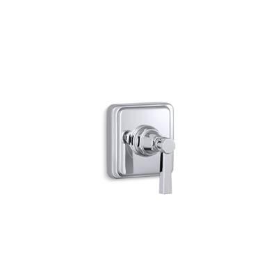 Kohler Pinstripe Pure MasterShower volume control valve trim with lever handle - Polished Chrome by Kohler