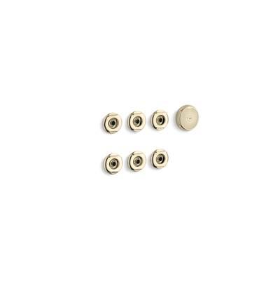 Kohler Flexjet Whirlpool trim kit with six jets - Vibrant French Gold by Kohler