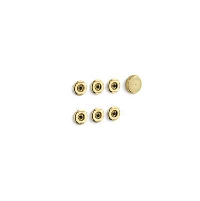 Kohler Flexjet Whirlpool trim kit with six jets - Vibrant Polished Brass by Kohler