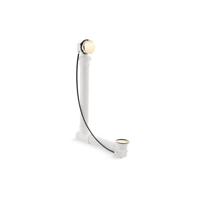 Kohler Clearflo Cable bath drain with PVC tubing - Vibrant French Gold by Kohler
