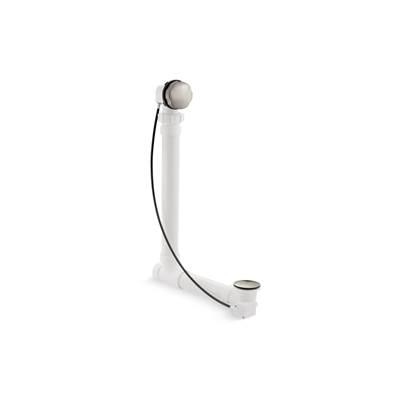 Kohler Clearflo Cable bath drain with PVC tubing - Vibrant Brushed Nickel by Kohler