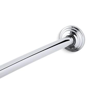Kohler Expanse Curved shower rod - traditional design - Polished Stainless by Kohler
