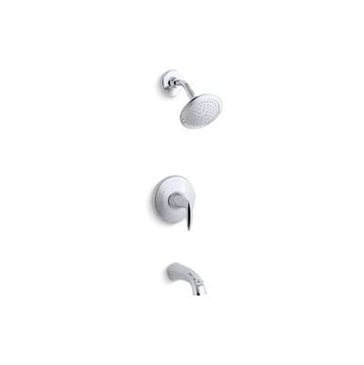 Kohler Alteo Rite-Temp bath and shower trim with lever handle and 2.5 gpm showerhead - Polished Chrome by Kohler