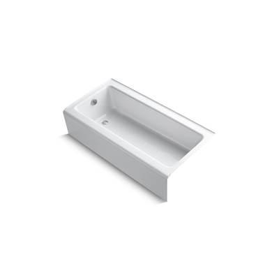 Bellwether 60'' x 30-1/4'' alcove bath, left drain - White by Kohler