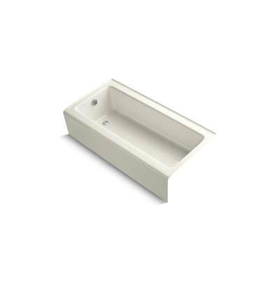 Bellwether 60'' x 30-1/4'' alcove bath, left drain - Biscuit by Kohler