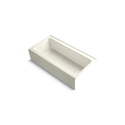 Bellwether 60'' x 30-1/4'' alcove bath, right drain - Biscuit by Kohler