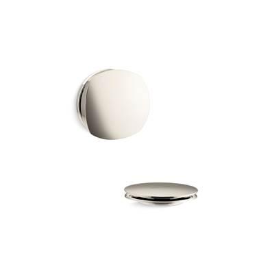 Kohler PureFloE Rotary-turn bath drain trim - Vibrant Polished Nickel by Kohler