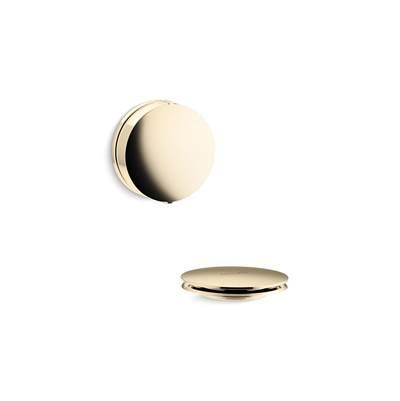 Kohler PureFloE Rotary-turn bath drain trim - Vibrant French Gold by Kohler