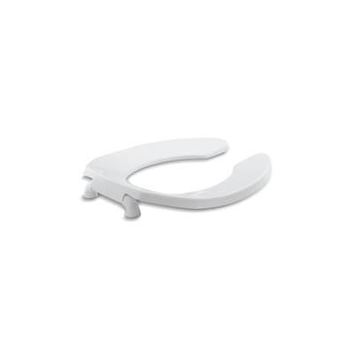 LustraE Round-front toilet seat with check hinge