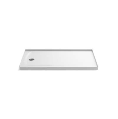 Ballast 60'' x 32'' alcove shower base, left drain