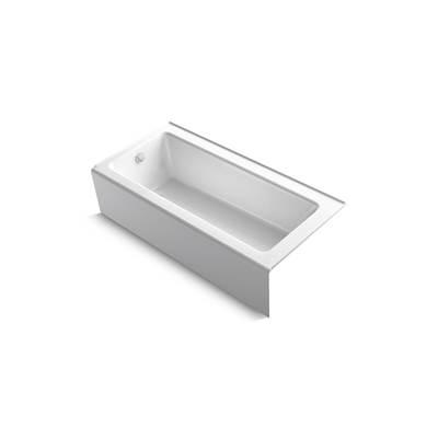 Bellwether 66'' x 32'' alcove bath, left drain - White by Kohler