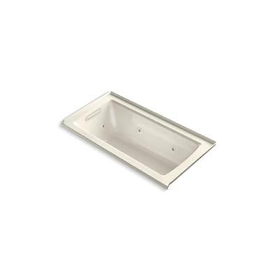 Archer 60'' x 30'' alcove heated whirlpool bath, left drain