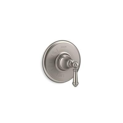 Artifacts Rite-Temp valve trim with lever handle - Vibrant Brushed Nickel by Kohler