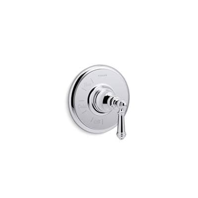 Kohler Artifacts Rite-Temp valve trim with lever handle - Polished Chrome