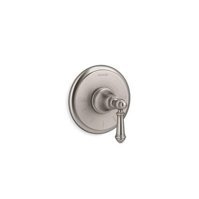 Artifacts MasterShower temperature control valve trim with lever handle - Vibrant Brushed Nickel by Kohler