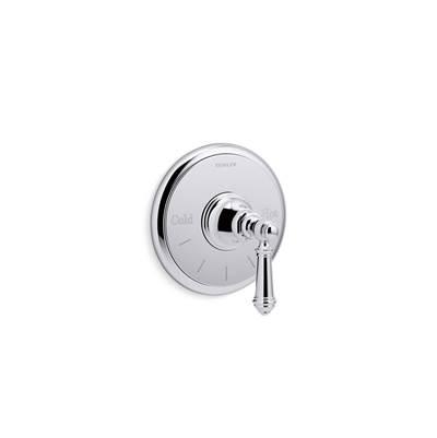 Artifacts MasterShower temperature control valve trim with lever handle - Polished Chrome by Kohler